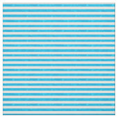 Turquoise Blue en White Stripes Stof (Swatch)