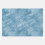 Turquoise Blue Glitter Animal Prins Inpakpapier Vel (Voorkant 2)