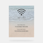 Turquoise Blue Ocean Beach Wi-Fi (Recto)