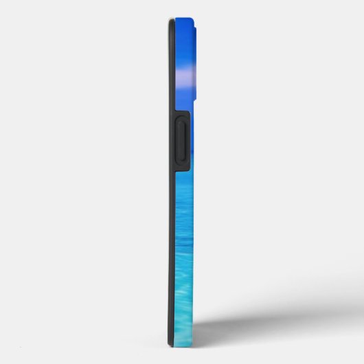 Turquoise Blue Ocean Custom Name Monogram Case-Mate iPhone Case (Achterkant / Rechts)