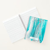 Turquoise Blue Personalized Journal Notitieboek (Binnen)