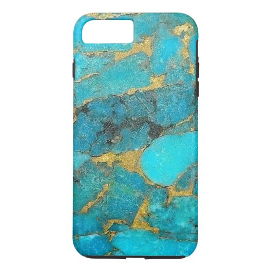 "Turquoise Blue Phone Case" Case-Mate iPhone Case (Achterkant)
