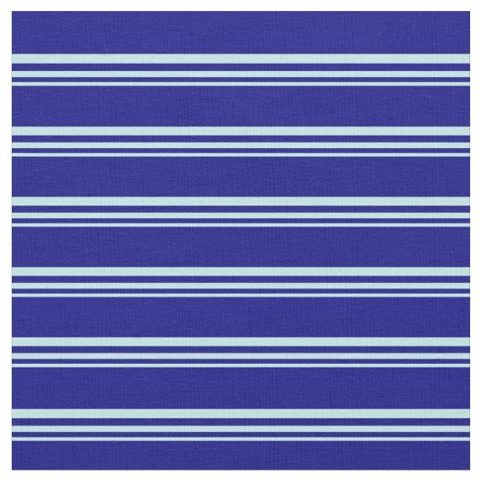 Turquoise & Blue Stripes/Lines Pattern Stof (Close Up)
