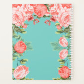 Turquoise botanique et Mariage de fleurs de corail (Dos)