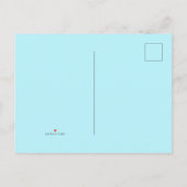 turquoise bruine westerse huwelijksaankondiging sa aankondigingskaart (Achterkant)