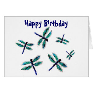 Turquoise Bugs Dancing Dragonfly