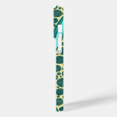 Turquoise bulbo flowers Case-Mate iPhone case (Achterkant / Links)