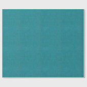 Turquoise Burlap Texture Cadeaupapier (Vlak)