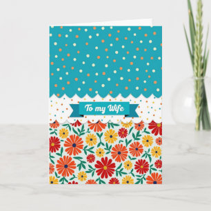 Turquoise Burst Verjaardagskaart Voor Moedersdag Kaart