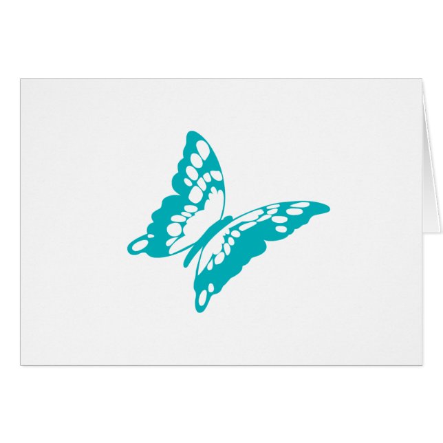 Turquoise Butterfly (Voorkant Horizontaal)
