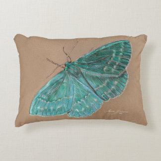 Turquoise Butterfly Pillow Accent Kussen