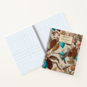 Turquoise Cacao Hummingbird Journal (Intérieur)