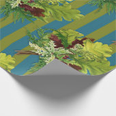 Turquoise Cadeaupapier (Hoek)