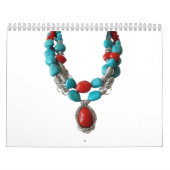 Turquoise Calendrier 12 mois 2026 (Protection)