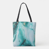 Turquoise Carrara Draagtas (Achterkant)