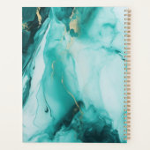 Turquoise Carrara Planner (Achterkant)