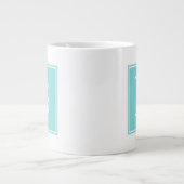 Turquoise Carré Monogram Spécialité Mug (Devant)