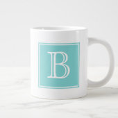 Turquoise Carré Monogram Spécialité Mug (Droite)