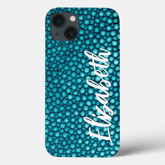 Turquoise Case-Mate iPhone Case (Achterkant)