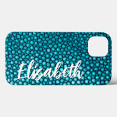 Turquoise Case-Mate iPhone Case (Achterkant (horizontaal))