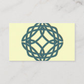 Turquoise Celtic Eternity Knot Mariage Cartes de P (Dos)