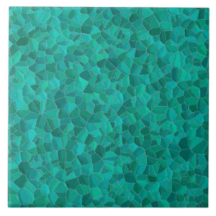 Turquoise Ceramic Tile Tegeltje