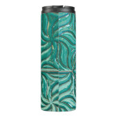 Turquoise ceramic tile wall textureabstract,archit thermosbeker (Achterkant)