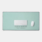 Turquoise Chic Elegant FAKE Cuir PROFESSIONNEL (Clavier et souris)