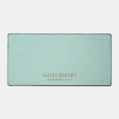 Turquoise Chic Elegant FAKE Cuir PROFESSIONNEL (Recto)