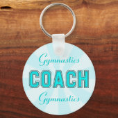 Turquoise Coach Sleutelhanger (Voorkant)