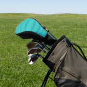 Turquoise Contours Golfheadcover (Insitu)