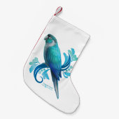 Turquoise Conure Kleine Kerstsok (Voorkant (Hangend))