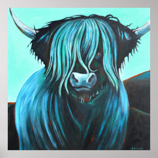 Turquoise Coo, Hoe gaat het?(Poster) Poster