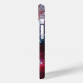 Turquoise Cosmic Dragon Hoesje-Mate iPhone Case (Achterkant / Links)