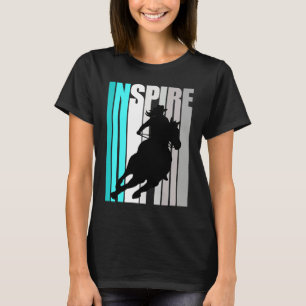 Turquoise Cowgirl Hoed Rodeo Inspireren Western Th T-shirt