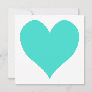 Turquoise Cute Heart