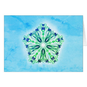 Turquoise d'énergie de *~* et mandala curatifs de