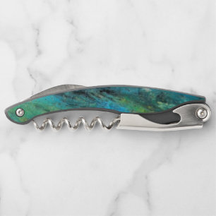 Turquoise Design Cork Screw Kurkentrekker