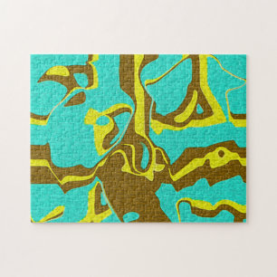 Turquoise Design Legpuzzel