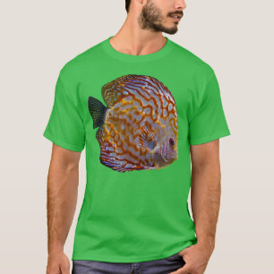 Turquoise Discus Fish T-shirt