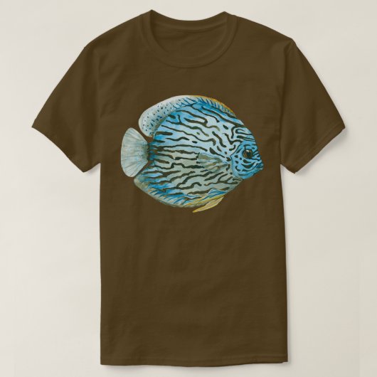 Turquoise Discus T-shirt (Design voorkant)