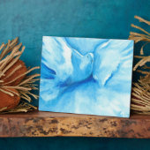 Turquoise Dove Plaque Fotoplaat (Zijkant)