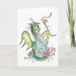 Turquoise Dragon - carte de voeux
