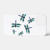 Turquoise Dragonfly Art Case-Mate iPhone Case (Achterkant (horizontaal))