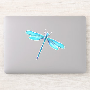 Turquoise Dragonfly Custom - Sticker Vinyl Coupé