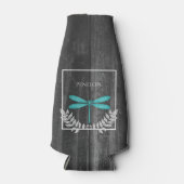 Turquoise Dragonfly Rustic Personnalisé Glacière d (Devant)