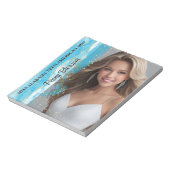 Turquoise Dream Pageant Autograph Pad Notitieblok (Gedraaid)