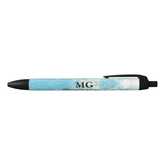 Turquoise Dreams Custom Pen (Bovenkant)