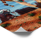 "Turquoise Dreams" Poster (Hoek)