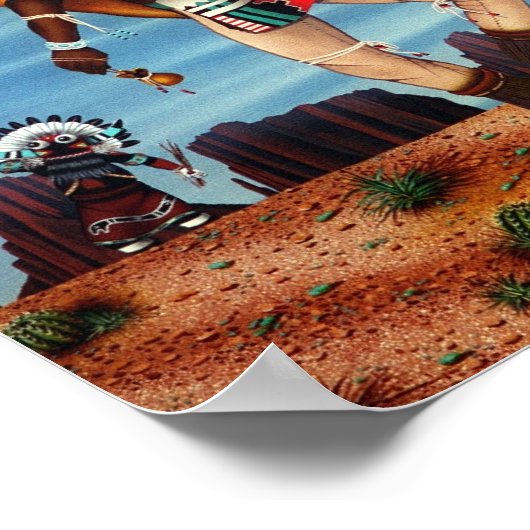 "Turquoise Dreams" Poster (Hoek)